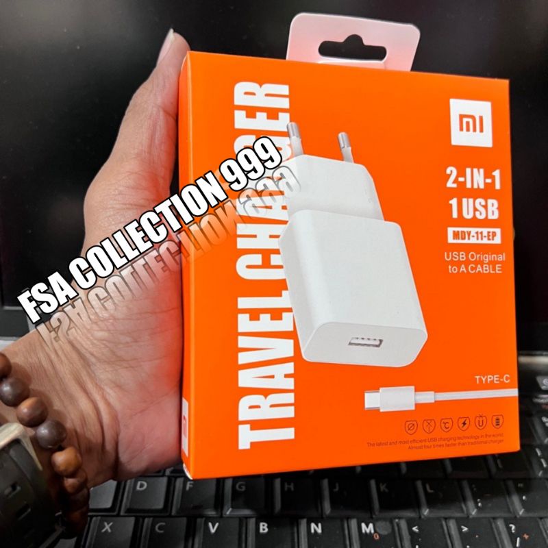 CHARGER XMI TYPE C 3A FAST CHARGE RDMI 9/9T/NOTE 7/NOTE 8/8 PRO/POCO F1/M3/5X/6X/6 PRO /7 PRO/(USB C MDY 11)