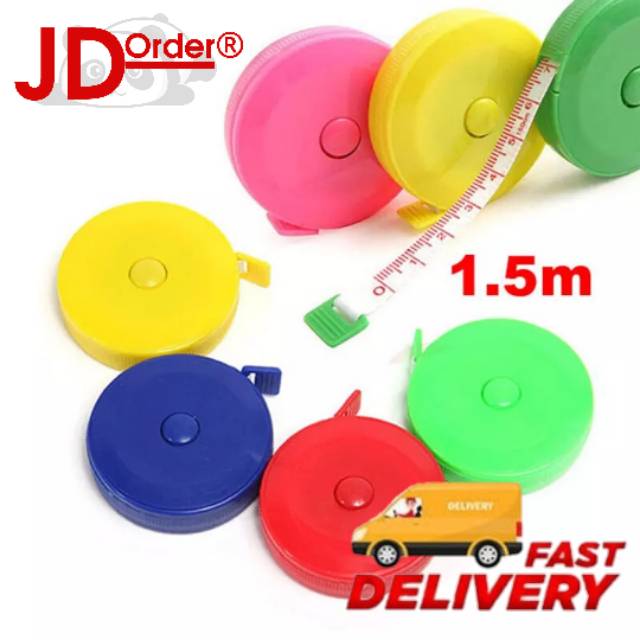 Meteran Pinggang Badan Meteran Gulung Mini Roll 150 Cm | Shopee Indonesia