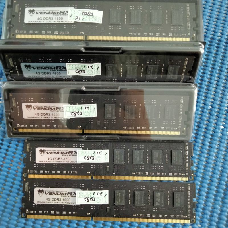 memory ram DDR3 4gb Venom RX 12800