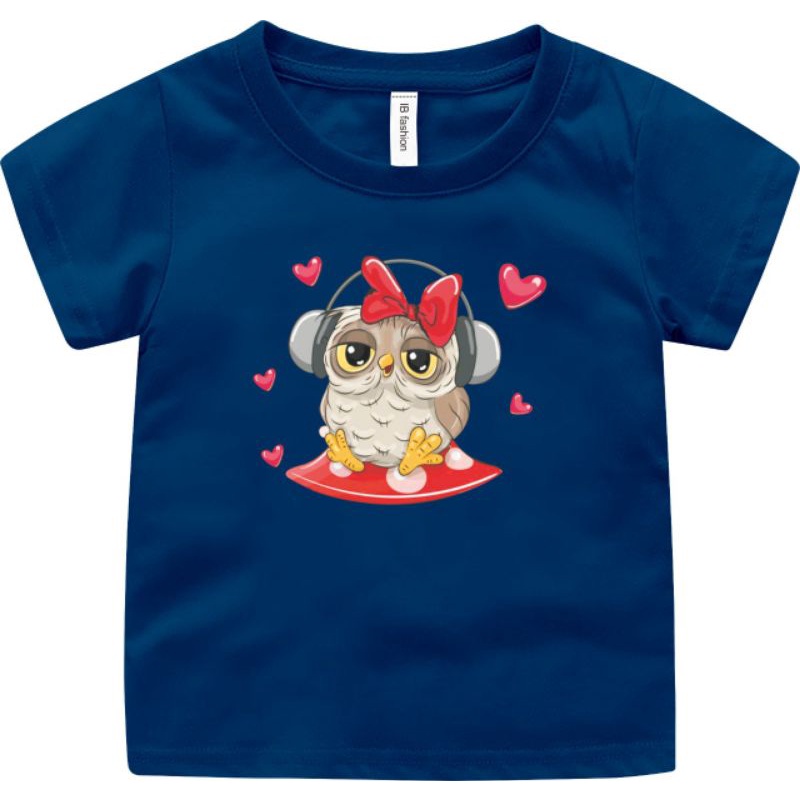 ((IB))KAOS ANAK PEREMPUAN/BURUNG DIGITAL SABLON