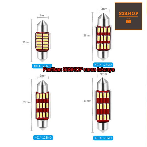 Led Plafon Kabin Premium Dengan Pendingin 31mm 36mm Avanza Xenia Ertiga Calya Xpander