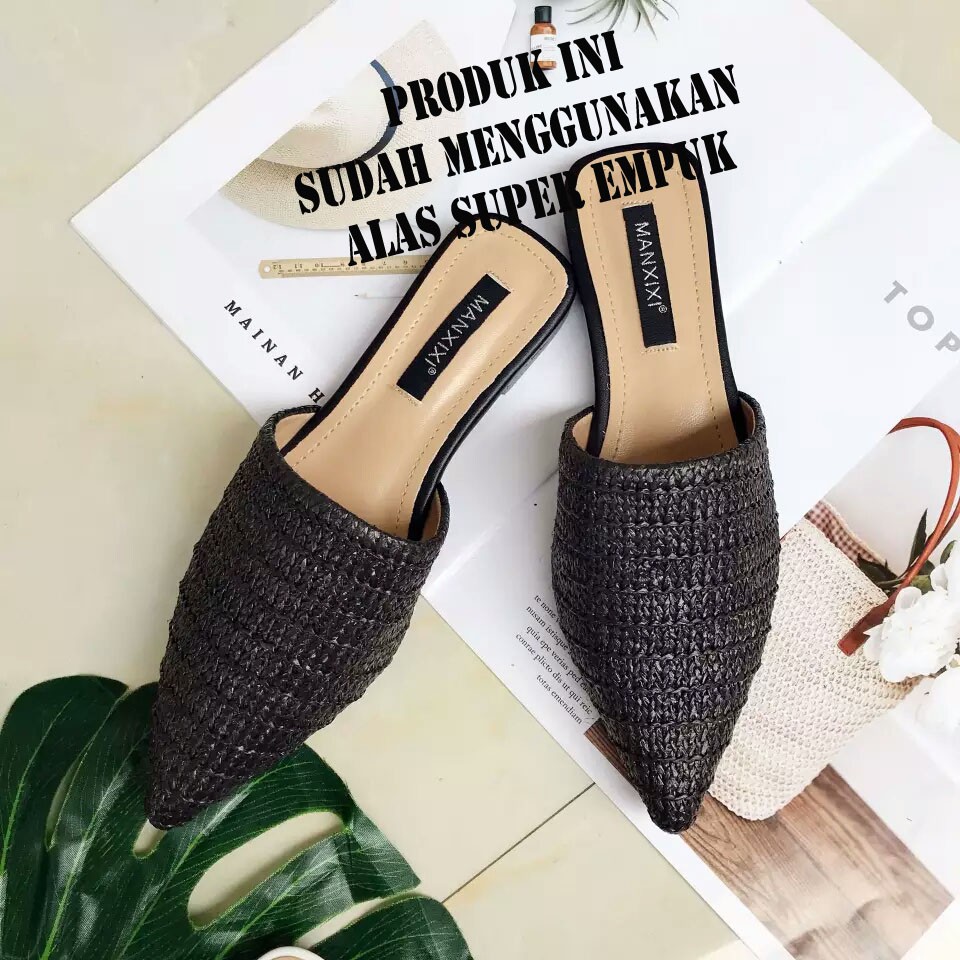 Sepatudari Karin Flatshoes wanita polos dengan alas super empuk dan nyaman KR-FS0048