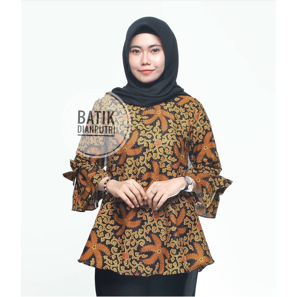 BATIK COUPLE MOTIF PARANG HITAM PUTIH SERAGAM BATIK BAJU BATIK