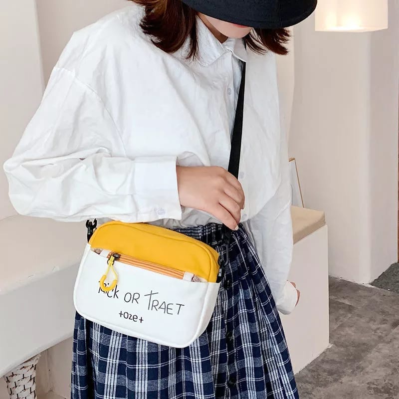 Charyatink - Tas selempang wanita Terbaru Model Korea Style kasual