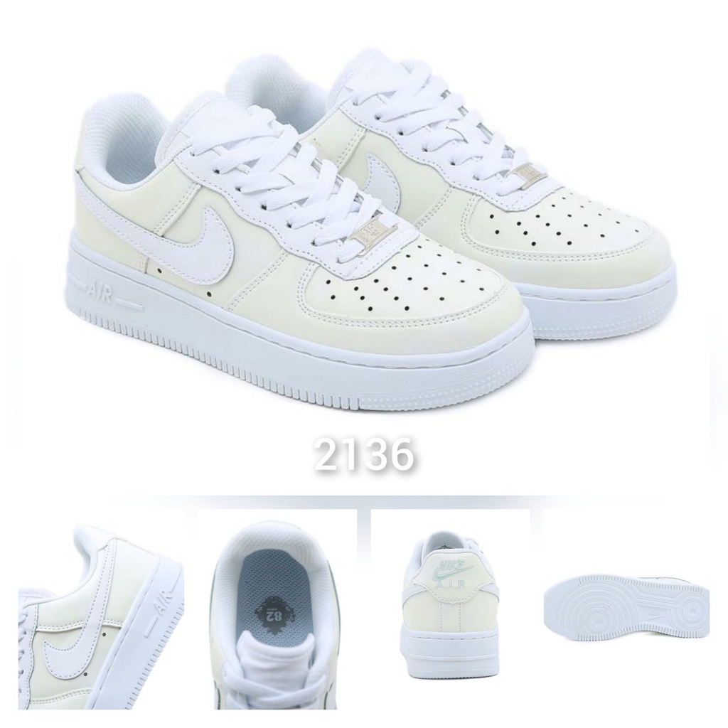 BEST SELLER!!  Sepatu Wanita Sneakers NK Jordan Airforce 1Low UV Reactive Change Color. SET Kode : 2136