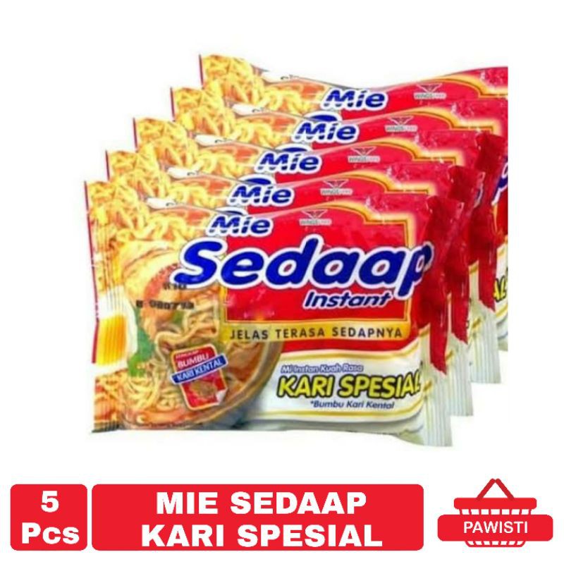 

5 PCS - MIE SEDAAP KUAH KARI SPESIAL