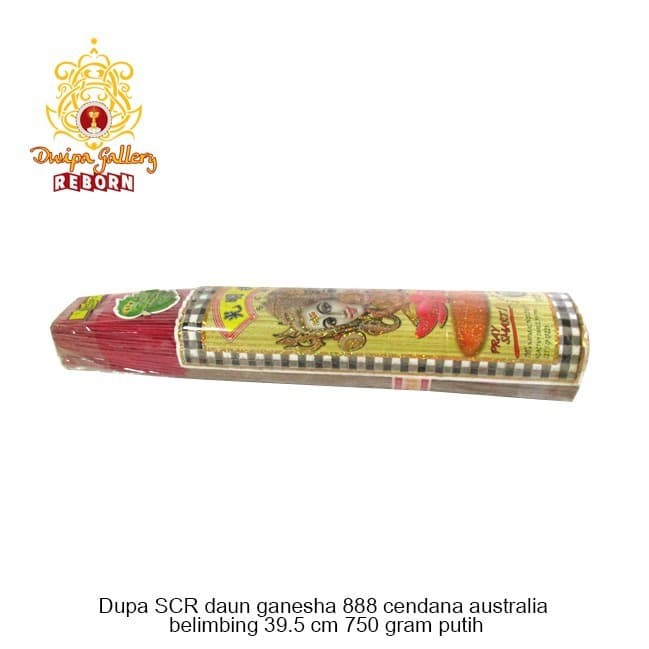 Dupa/ Hio wangi SCR Daun Ganesha 888 Cendana Australia belimbing Putih