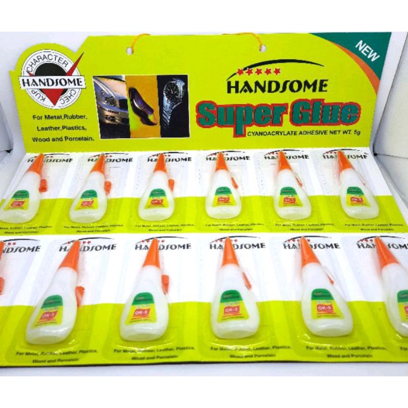 

12 pcs super glue handsome cair