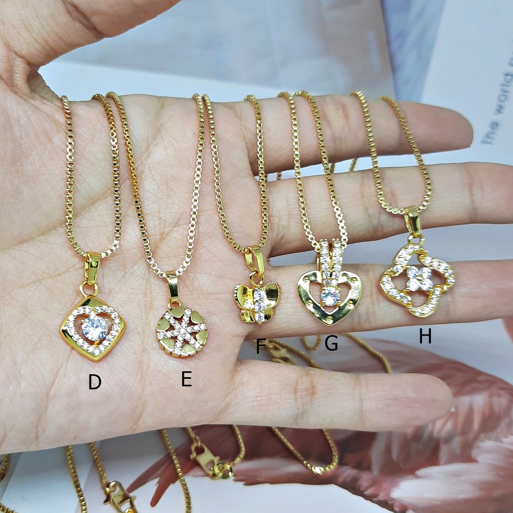 Kalung Xuping Motif Bulat Klasik Eiffel Perhiasan Lapis Emas - BN212