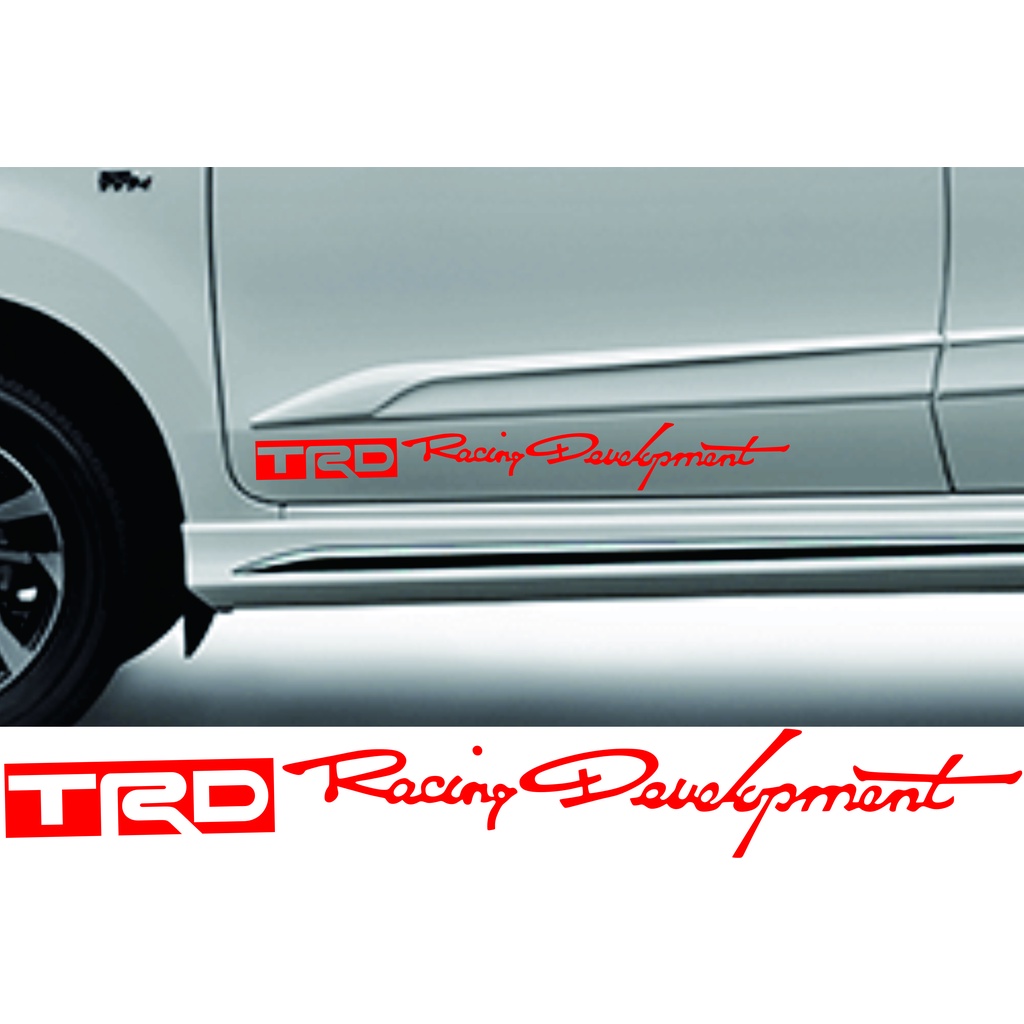 stiker trd racing development samping 60cm