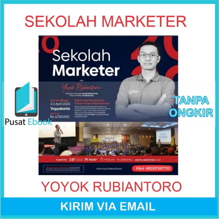 SALE PROMO Sekolah Marketer | Yoyok Rubiantoro - Data Digital