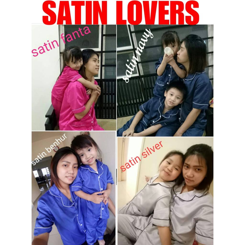 CL3_Store Piyama Satin Anak / Satin Anak Premium