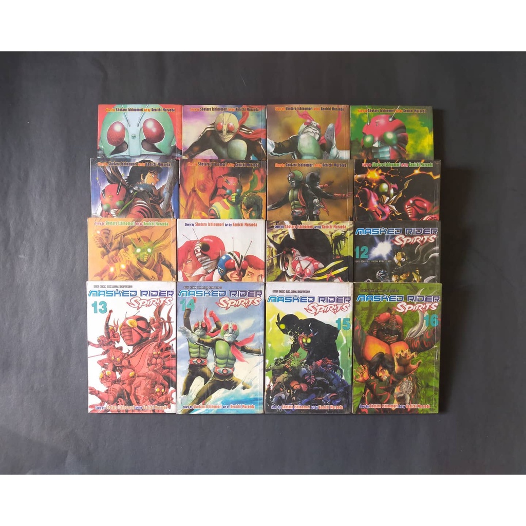 Buku Komik Jepang Langka Masked Rider Spirit 1-16