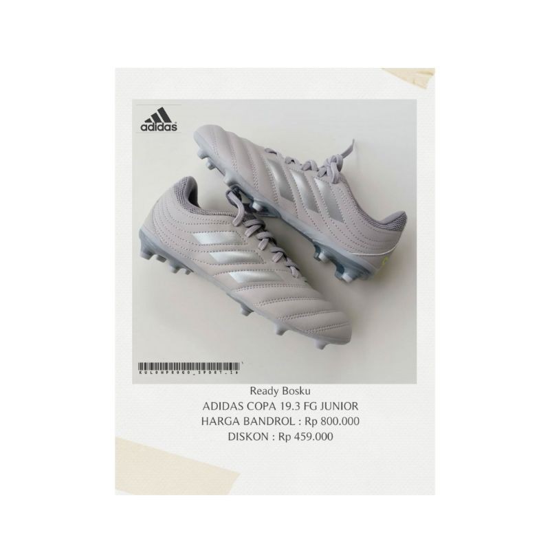 Sepatu Bola ADIDAS COPA 19.3 FG JUNIOR