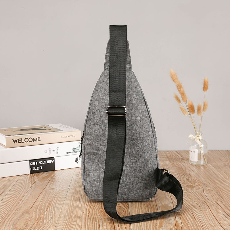 Men's chest bag, crossbody, shoulder bag, chest bag, canvas casual bag, men's bag, trendy waist bag