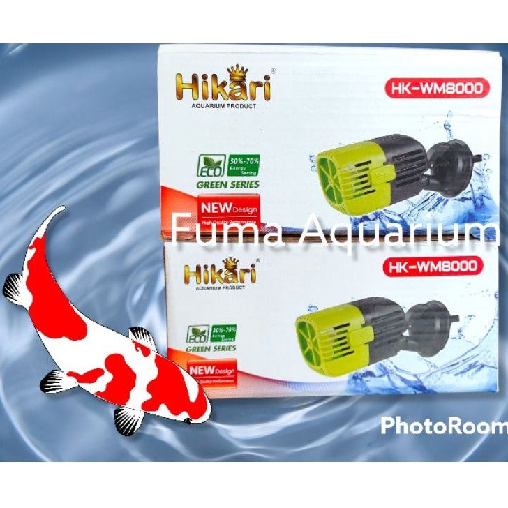 Mesin Arus HIKARI HK WM8000 Wave Maker Pembuat Ombak Kolam Koi Low Watt 1 kipas
