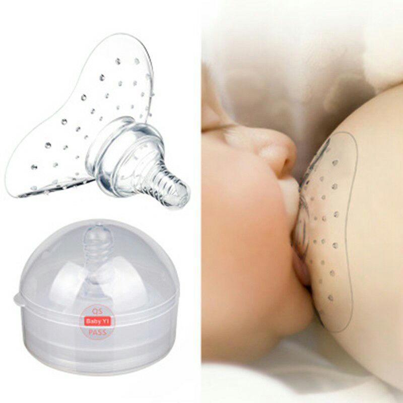 Pelindung Puting Bahan Full Silikon Untuk Menyusui/Nipple Shield