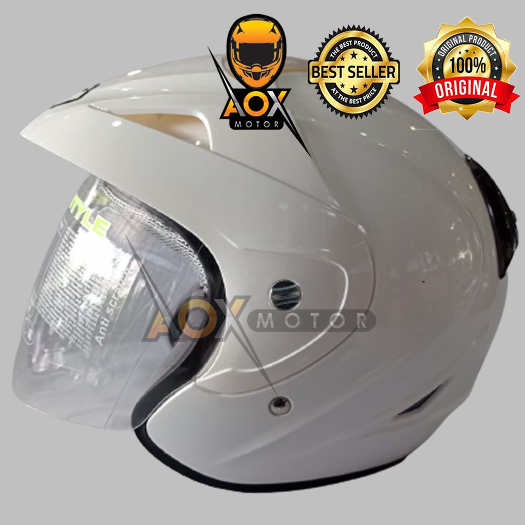 Helm BMC 3G SNI Solid Polos Halfface (Ongkir 2kg)