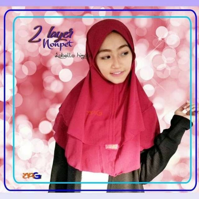 Labella hijab (2 layer non pet)