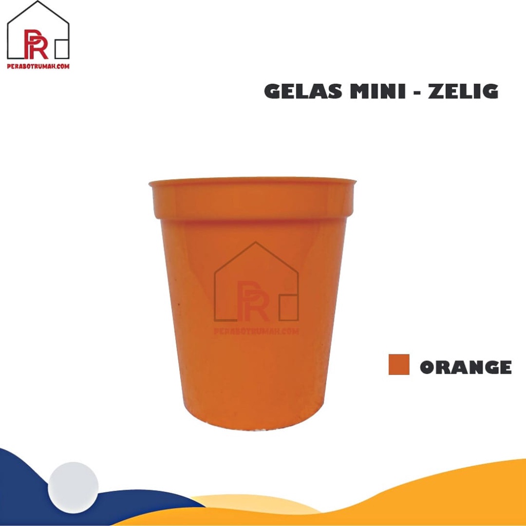 Gelas Plastik Mini dan Besar Ocean ZLG / Gelas Minum Kecil Murah