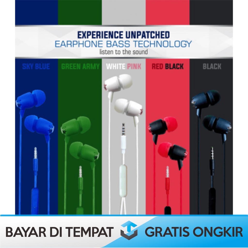 HEADSET HANDSFREE N21 MACARON STEREO SUPER BASS WITH MICROPHONE MURAH