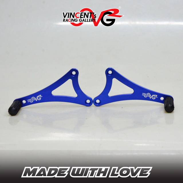 Footstep STEP Drag Matic MIO BEAT VRG RACING Almunium CNC ANODIZE