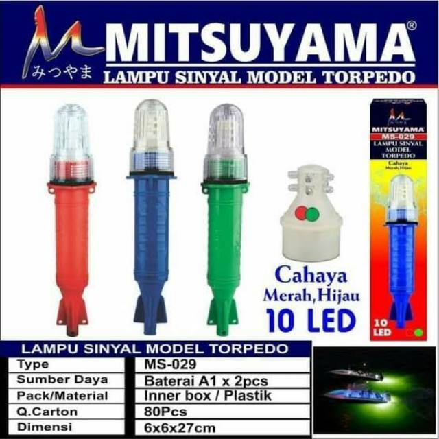 Lampu Sinyal 15LED Cahaya RGB MS-029 MITSUYAMA