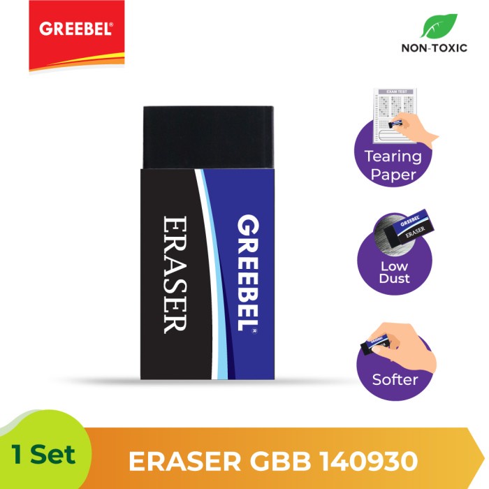 Penghapus Greebel Eraser GBB-140930 M - Hitam