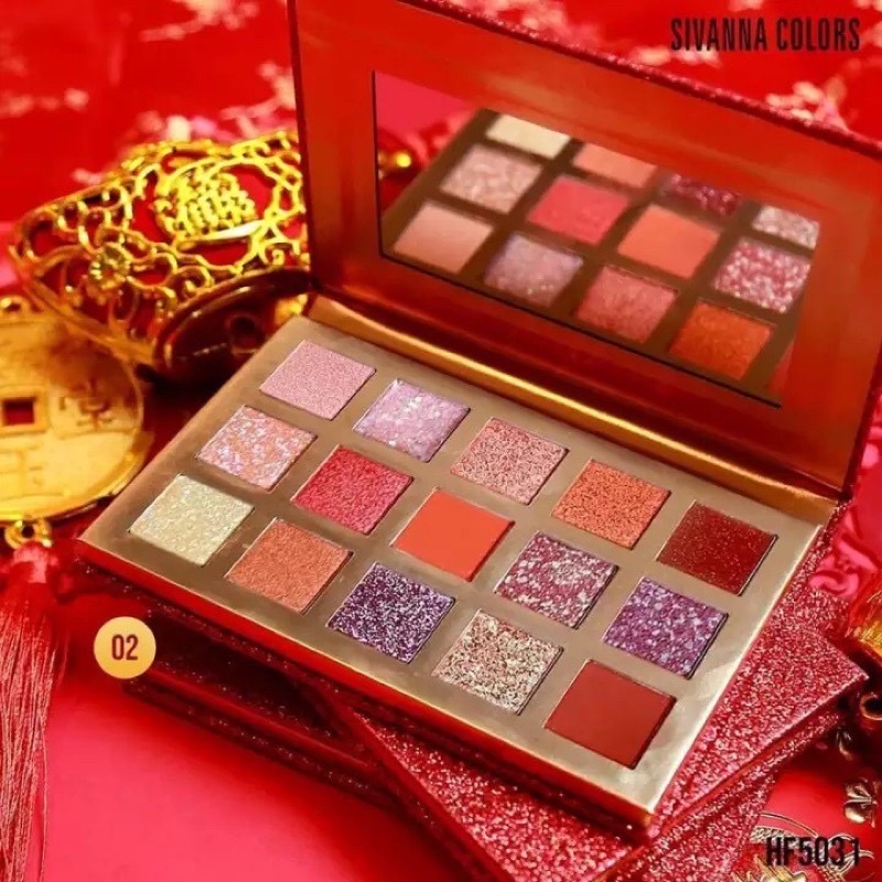 SIVANNA COLOR LUCKY PRETTY EYESHADOW PALETTE : HF5031