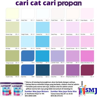 Jual Cat Tembok Propan Eco Emulsion Ee Warna Tinting Ukuran Kg Shopee Indonesia