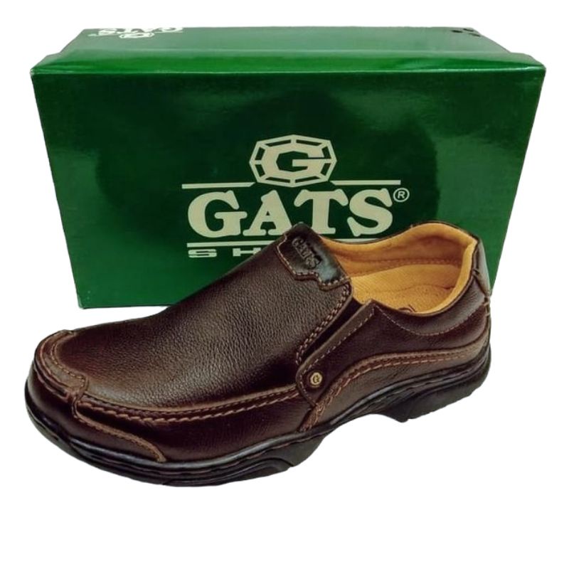 SEPATU SLIP-ON KULIT GATS MP 2602 PANTOFEL PRIA ORIGINAL