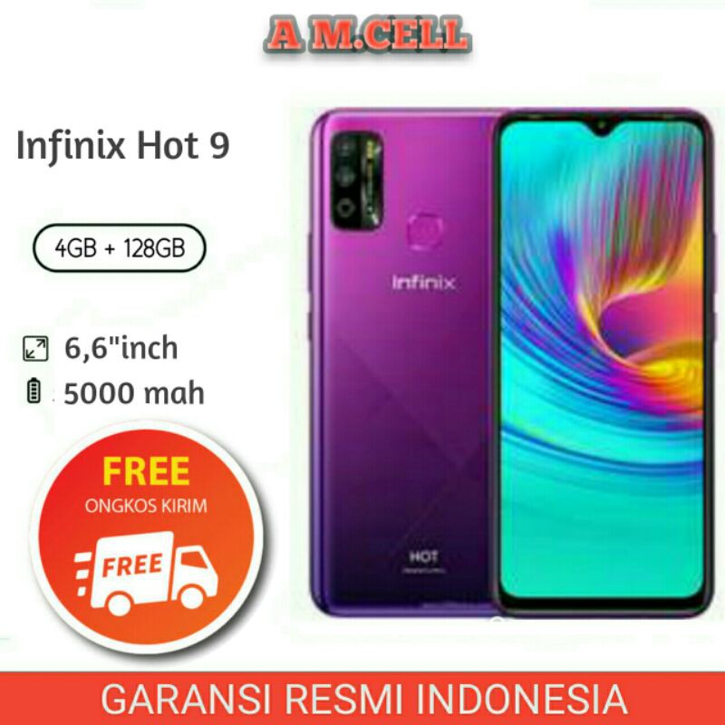 Infinix hot 9 Ram(4/128gb) ~ GARANSI RESMI INFINIX
