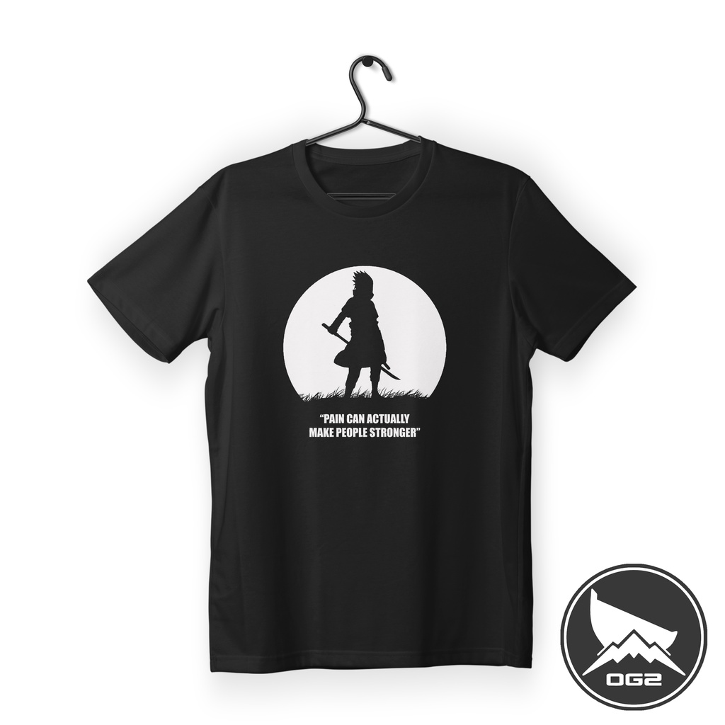 kaos anime uciha sasuke naruto shadow hokage A108 baju pria wanita OG2 2A A