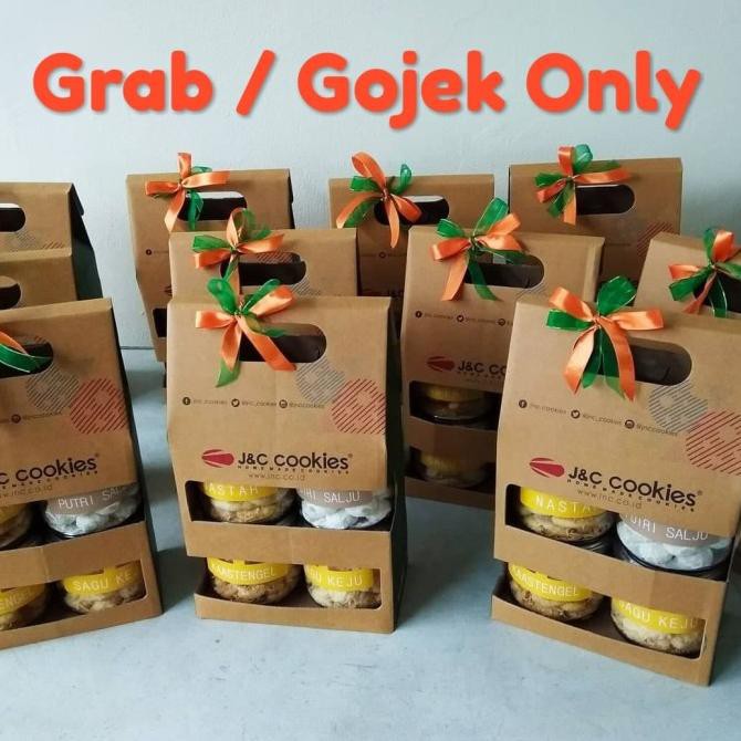 

Jnc Cookies ( Paket Isi 4 Toples Mini ), Kue Kering, Hampers Phakabo67