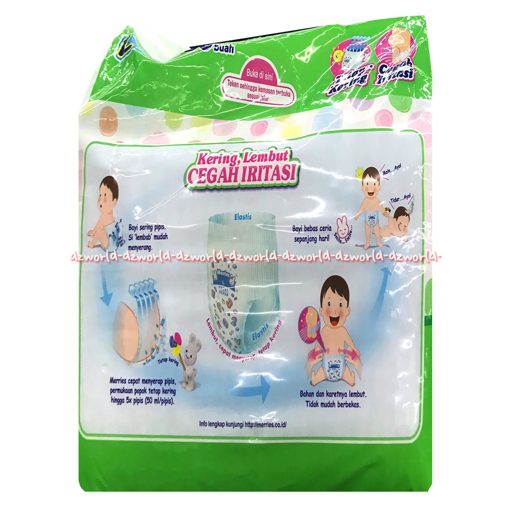 Merries Pants M Isi 34 diapers celana dari bahan berkualitas berdaya serap tinggi M34