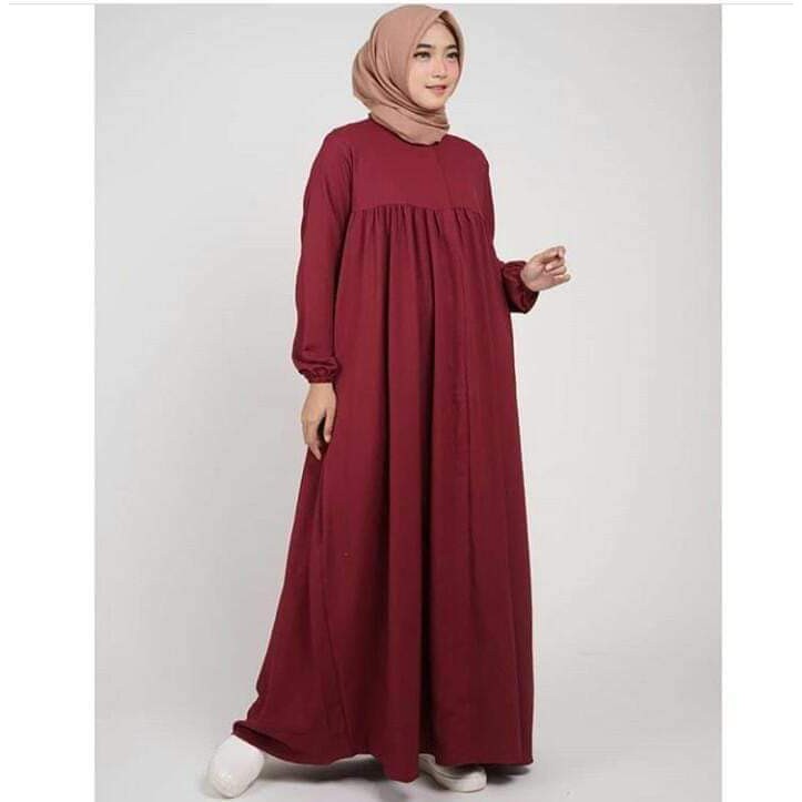 DRESS GAMIS MAXI BABY DOLL/GAMIS BUMIL/GAMIS DAILY/GAMIS POLOS