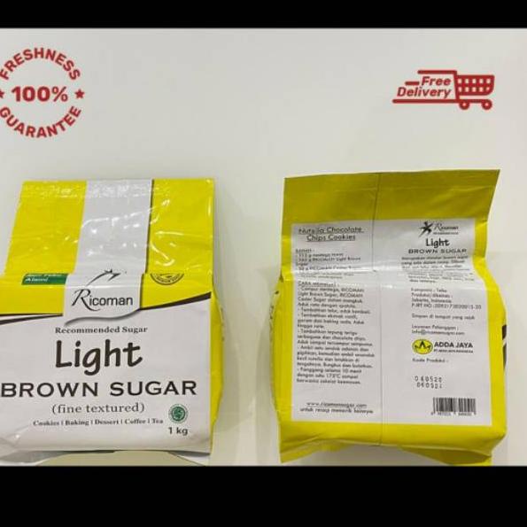 

Update! Ricoman light brown sugar 1kg 시