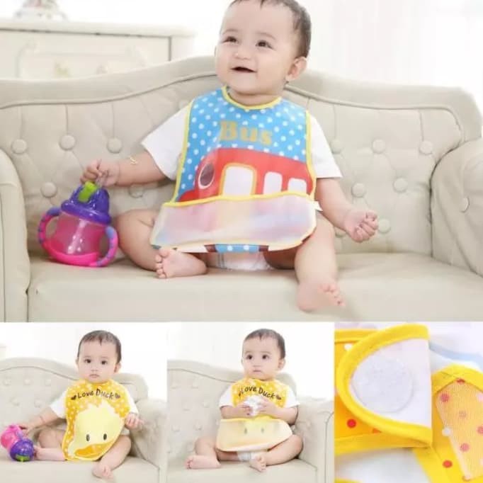 CELEMEK makan BAYI UNIK / SLABER  air liur