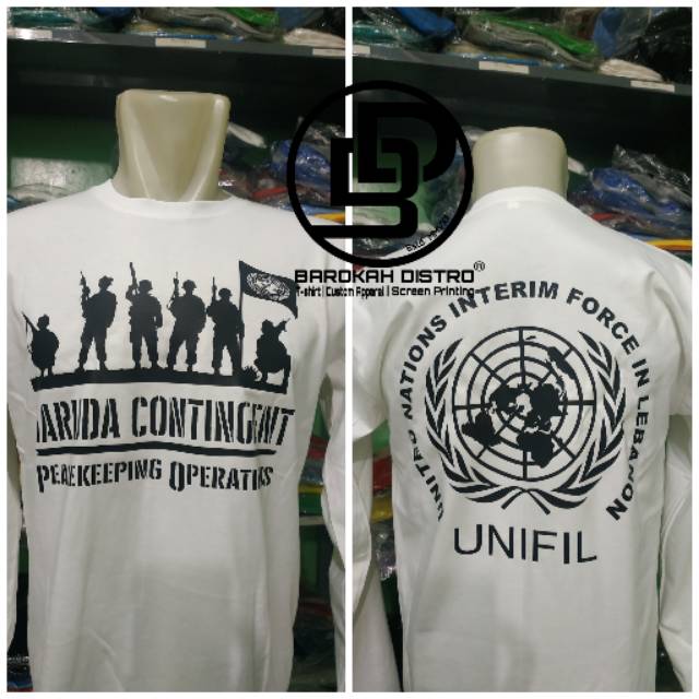 T-shirt kaos UNIFIL GARUDA CONTINGENT high quality