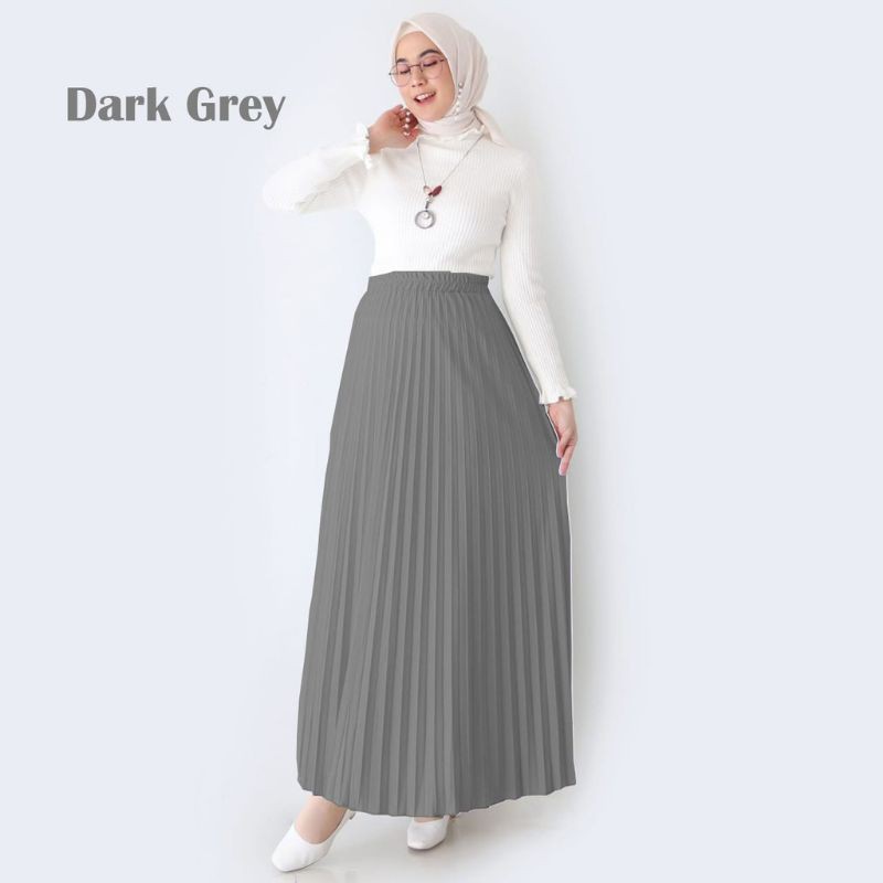 ROK PLISKET KLOK PREMIUM / ROK PLISKET PREMIUM / ROK PANJANG PEREMPUAN / ROK PEREMPUAN PREMIUM