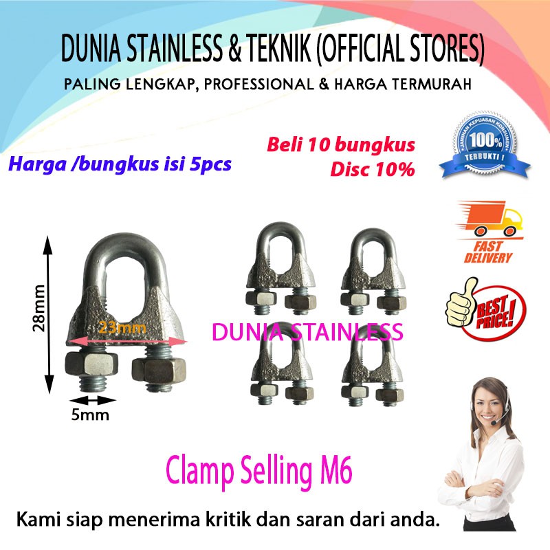 Banting Harga Clamp Selling M6 Alat Alat Teknik Bangunan Besi Interior d9XWMGfGalk6p