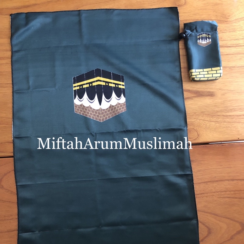 Sajadah Traveling Motif KA’BAH size 50x100cm