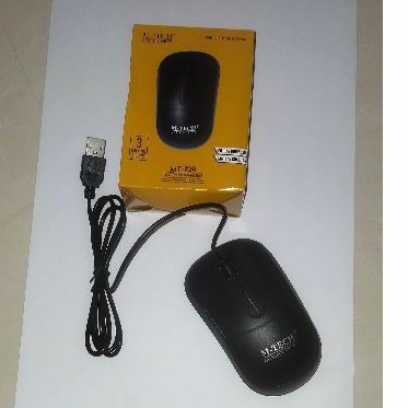 Original Mouse Komputer PC Laptop Dengan Kabel usb, mouse laptop PC HP dll