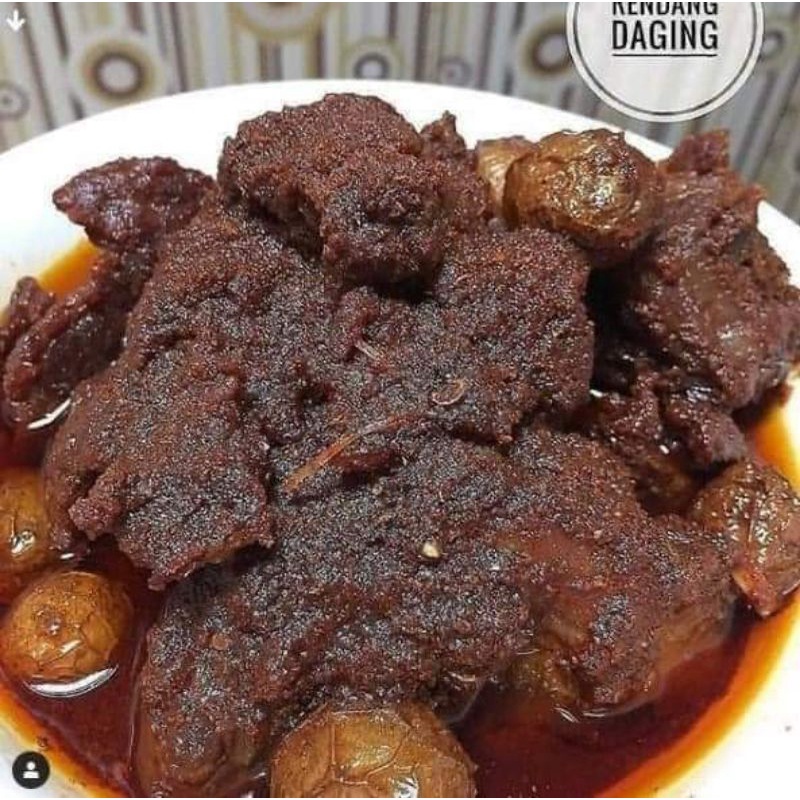 

Rendang asli padang 1/2 kilo