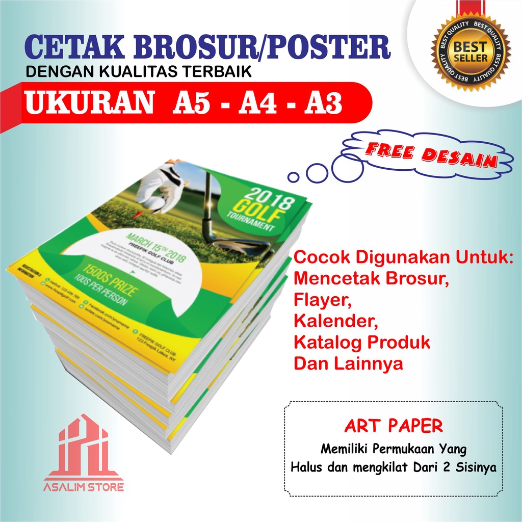 

Cetak Brosur Cetak Poster Cetak ucapan terima kasih full warna ukuran custom desain sukasuka