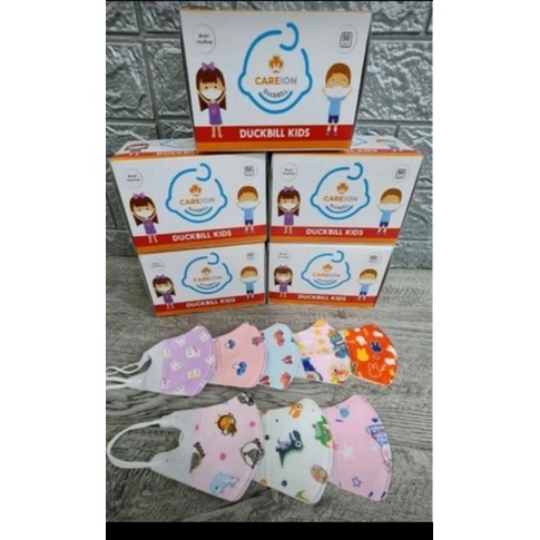 masker duckbill anak 50 pcs