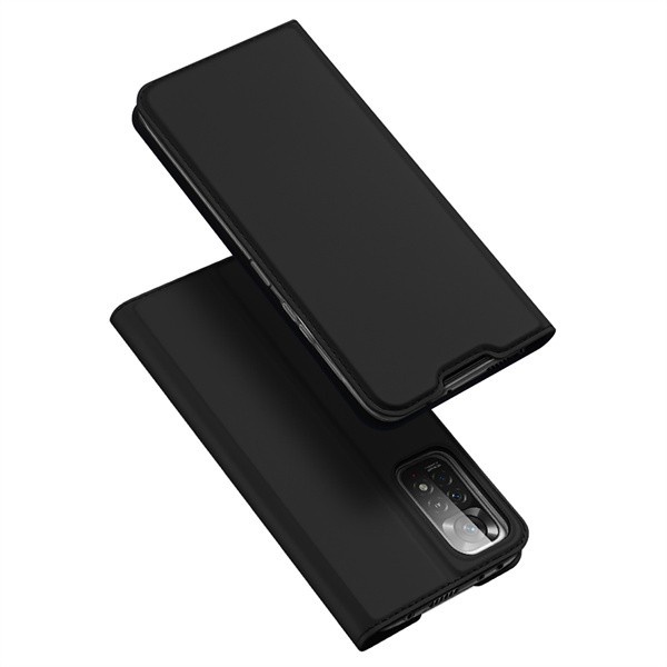 REDMI NOTE 12 / NOTE 12 PRO 4G/5G / NOTE 11 / NOTE 11 PRO COVER DUX DUCIS SKIN PRO FLIP CASE LEATHER SOFT - REDMI NOTE 11, BLACK