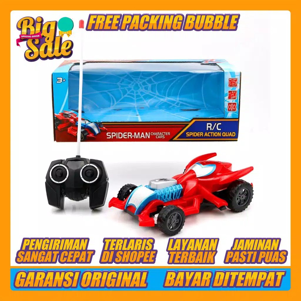 RC CAR REMOTE CONTROL 4 WAY SPIDER 