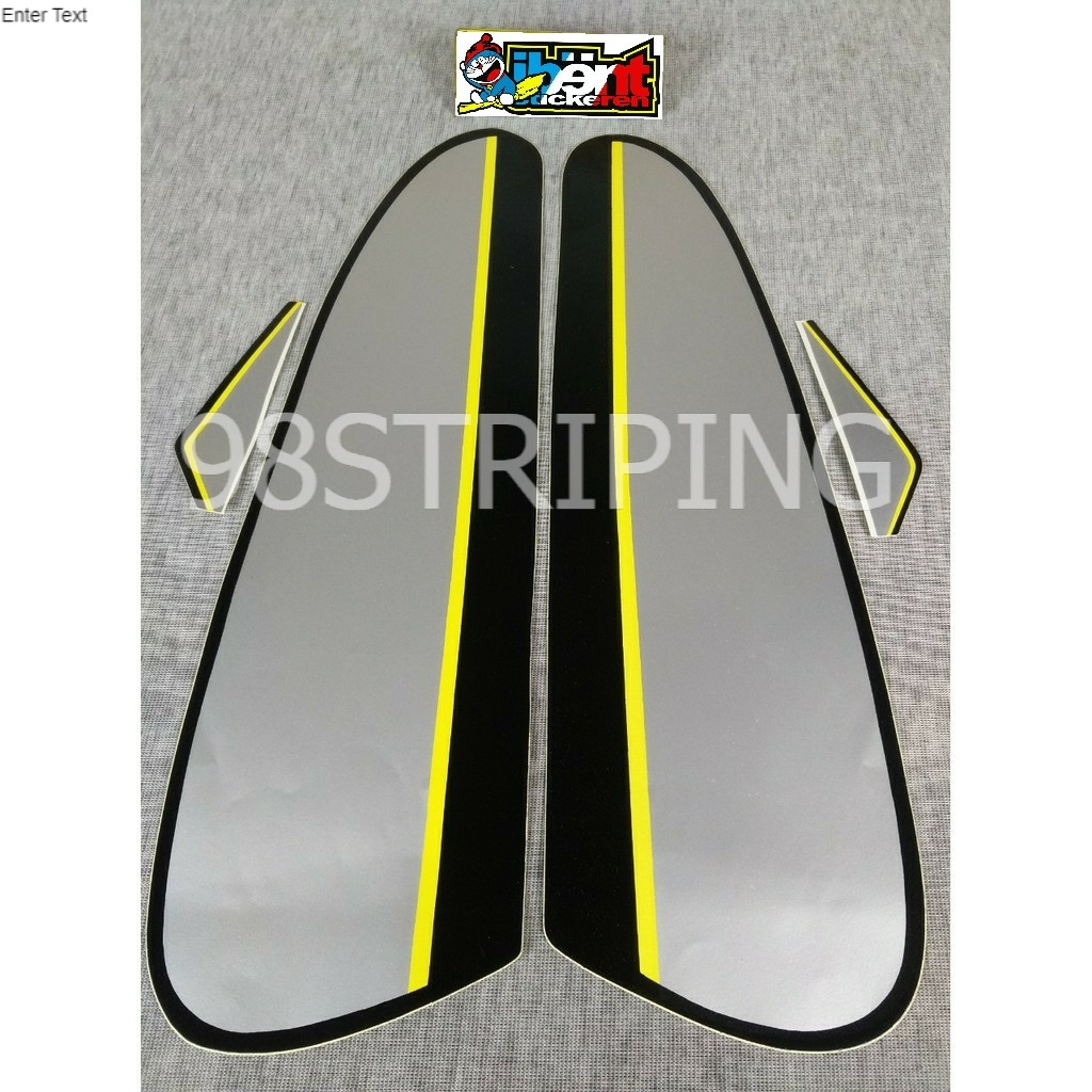 STIKER STRIPING LIS STANDAR ORI HONDA CB100 CB 100 SILVER GLATIK GELATIK DILAN