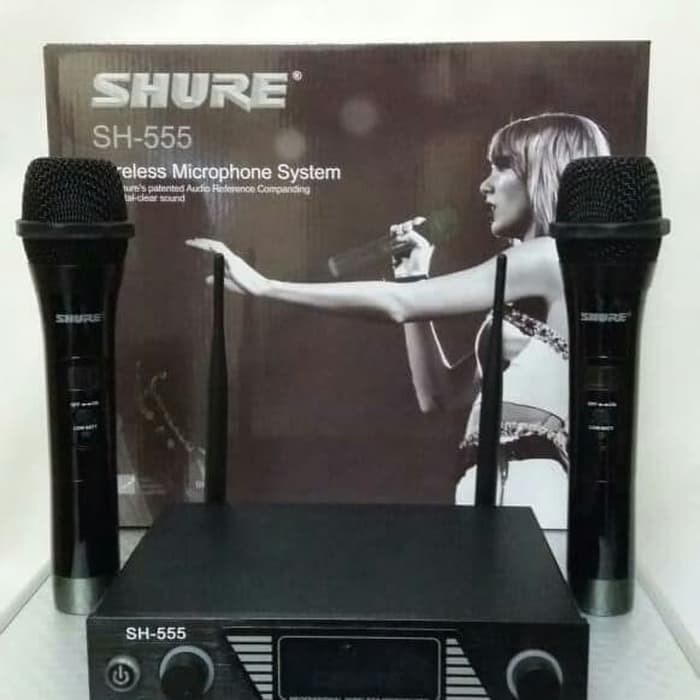 Mic Wireless Shure SH 555 Handheld